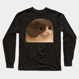 Smooth Cat judging YOU ! Long Sleeve T-Shirt